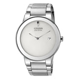 AU106051A Citizen Analog White Dial Men's Watch