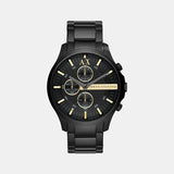 ARMANI EXCHANGE Male Black Stainless Steel Chronograph Watch AX2164I