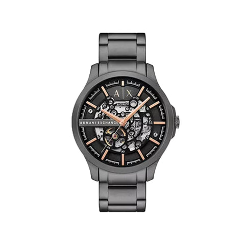 Armani Exchange AX2458I Automatic Gunmetal Stainless Steel Watch