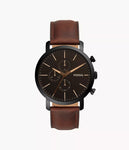BQ2461N Luther Chronograph Brown Leather Watch