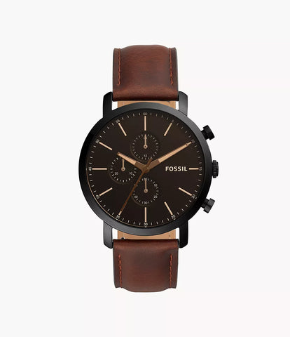 BQ2461N Luther Chronograph Brown Leather Watch