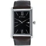 NT1731SL01 - Titan Urban Chic: Modernist Black Dial Watch