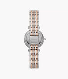 Fossil Womens White Dial Metallic Analogue Watch - ES4649I