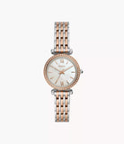 Fossil Womens White Dial Metallic Analogue Watch - ES4649I