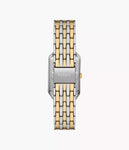 ES5368I Raquel Three-Hand Date Two-Tone Stainless Steel Watch
