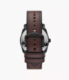 FS5901I Machine Three-Hand Date Brown Leather Watch
