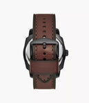 FS5972I Machine Three-Hand Date Dark Brown LiteHide™ Leather Watch