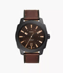 FS5972I Machine Three-Hand Date Dark Brown LiteHide™ Leather Watch
