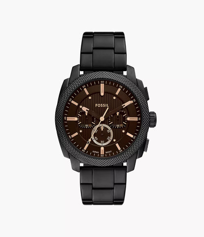 FS6097I Machine Chronograph Black Stainless Steel Watch