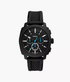FS6099I Machine Chronograph Black Silicone Watch