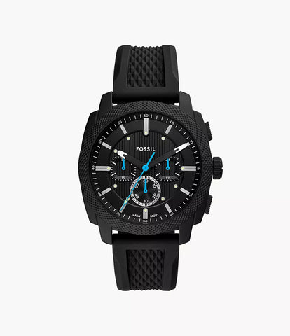 FS6099I Machine Chronograph Black Silicone Watch