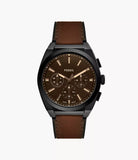 FS6108I Everett Chronograph Brown Leather Watch