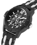 GW0428G1 ECO-FRIENDLY WHITE AND BLACK BIO-BASED AND RECYCLABLE WATCH