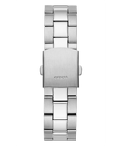 GUESS-SILVER TONE CASE SILVER TONE STAINLESS STEEL WATCH-GW0488G1