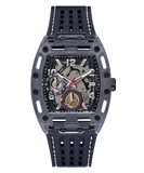 GUESS-NAVY CASE BLUE SILICONE WATCH-GW0499G1
