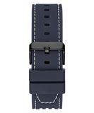 GUESS-NAVY CASE BLUE SILICONE WATCH-GW0499G1