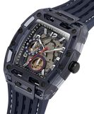 GUESS-NAVY CASE BLUE SILICONE WATCH-GW0499G1
