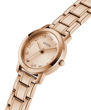 GUESS-ROSE GOLD TONE CASE ROSE GOLD TONE STAINLESS STEEL WATCH-GW0532L5