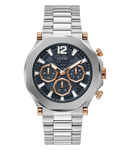 GUESS-SILVER TONE CASE SILVER TONE STAINLESS STEEL WATCH
-GW0539G1