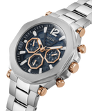 GUESS-SILVER TONE CASE SILVER TONE STAINLESS STEEL WATCH
-GW0539G1