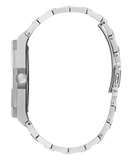 GUESS-SILVER TONE CASE SILVER TONE STAINLESS STEEL WATCH-GW0575G1