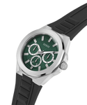 GW0799G3 GUESS Mens Black Silver Tone Multi-function Watch