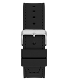 GW0850G1 GUESS Mens Black Silver Tone Analog Watch