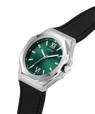 GW0850G1 GUESS Mens Black Silver Tone Analog Watch