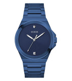 GW0833G1 - GUESS  Men Blue Dial Analog Stainless Steel