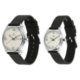 NT15782489SL03 - Titan Analog Silver Dial Couple watch