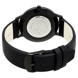 Police Mens Black Dial Leather Watch - PL15400JSB02AS
