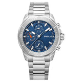NTPLPEWGK0039905 - Police Blue Dial  Stainless Steel Strap Watch For Men