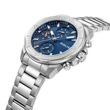 NTPLPEWGK0039905 - Police Blue Dial  Stainless Steel Strap Watch For Men