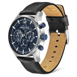 NTPLPEWJF2002801 - Police Black Dial Leather Strap Watch for Men