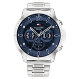 NTTH1710492 - Tommy Hilfiger Blue Dial Stainless Steel Strap Watch