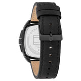 TH1710556 - Tommy Hilfiger Black Dial Leather Strap Watch for Men