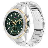 TH1710651W -Tommy Hilfiger  Green Dial Silver Stainless Steel Strap Watch For Men