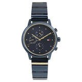 TH1781893 - Tommy Hilfiger Blue Dial Metal Strap Watch for Women