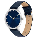 TH1782764 - Tommy Hilfiger Blue Dial Blue Leather Strap Watch For Women