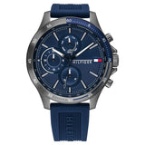 TH1791721W - Tommy Hilfiger  Blue Dial Silicone Strap Watch for Men
