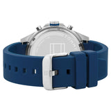 NETH1791970 Tommy Hilfiger Blue Dial Silicone Strap Watch for Men
