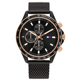 TH1792120W - Tommy Hilfiger  Black Dial Stainless Steel Strap Watch for Men