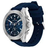 NTTH1792122W - Tommy Hilfiger Blue Dial Blue Silicone Strap Watch