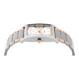 TIMEX Silver Tone Rectangle Dial Analog Men's Watch - TW000L525