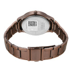 Timex Women Brown Round Multifunction Dial Watch- TW000Q820