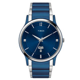 TIMEX Men Blue Round Dial Analog Watch - TW000R466