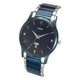 TIMEX Men Blue Round Dial Analog Watch - TW000R466