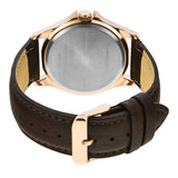TW000X128 Timex Men Analog Silver Round Brass Dial Watch