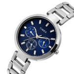 TW000X247 Timex Women Blue Round Multifunction Dial Watch