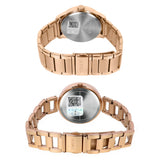 TW00PR266 Timex Empera Pairs Rose Gold Dial Round Case Multifunction Function Watch